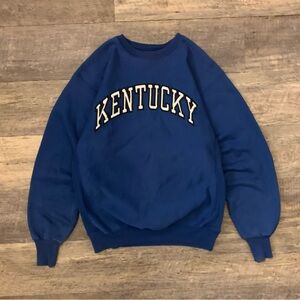 Vintage 1990s Kentucky Wildcats Spellout Crewneck 
Men’s Size Medium